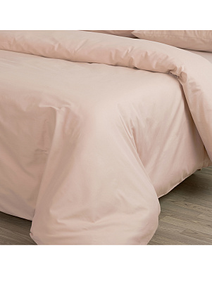 Пододеяльник однотонный сатин, кофе